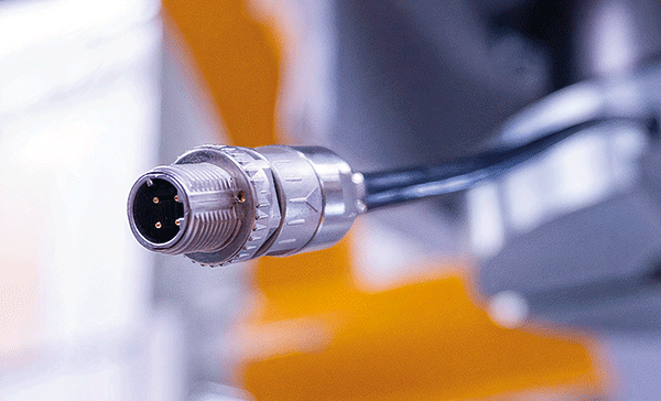 Figure 1. M12 connector from HARTING.